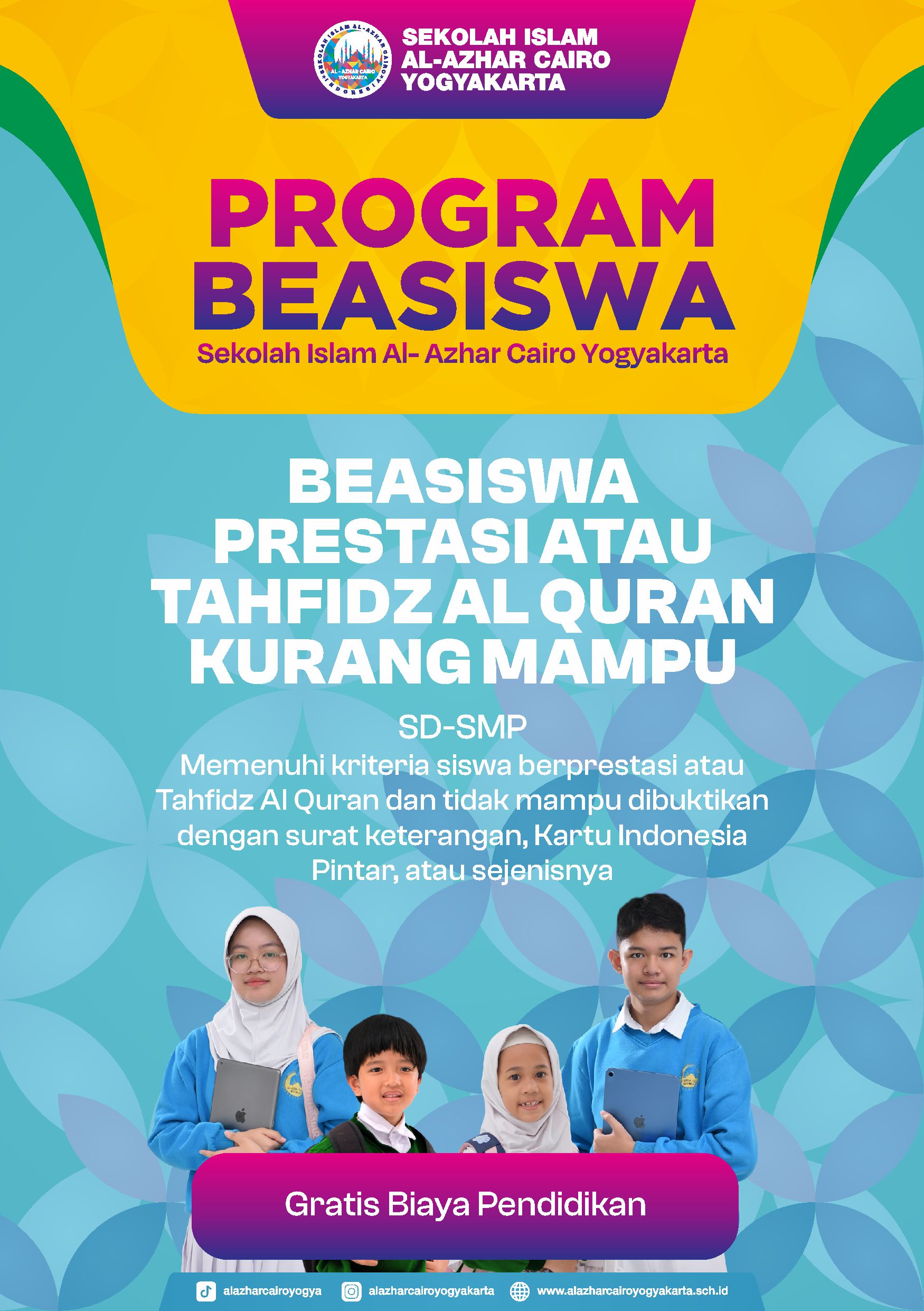 Beasiswa Prestasi & Tahfidz Kurang Mampu 1